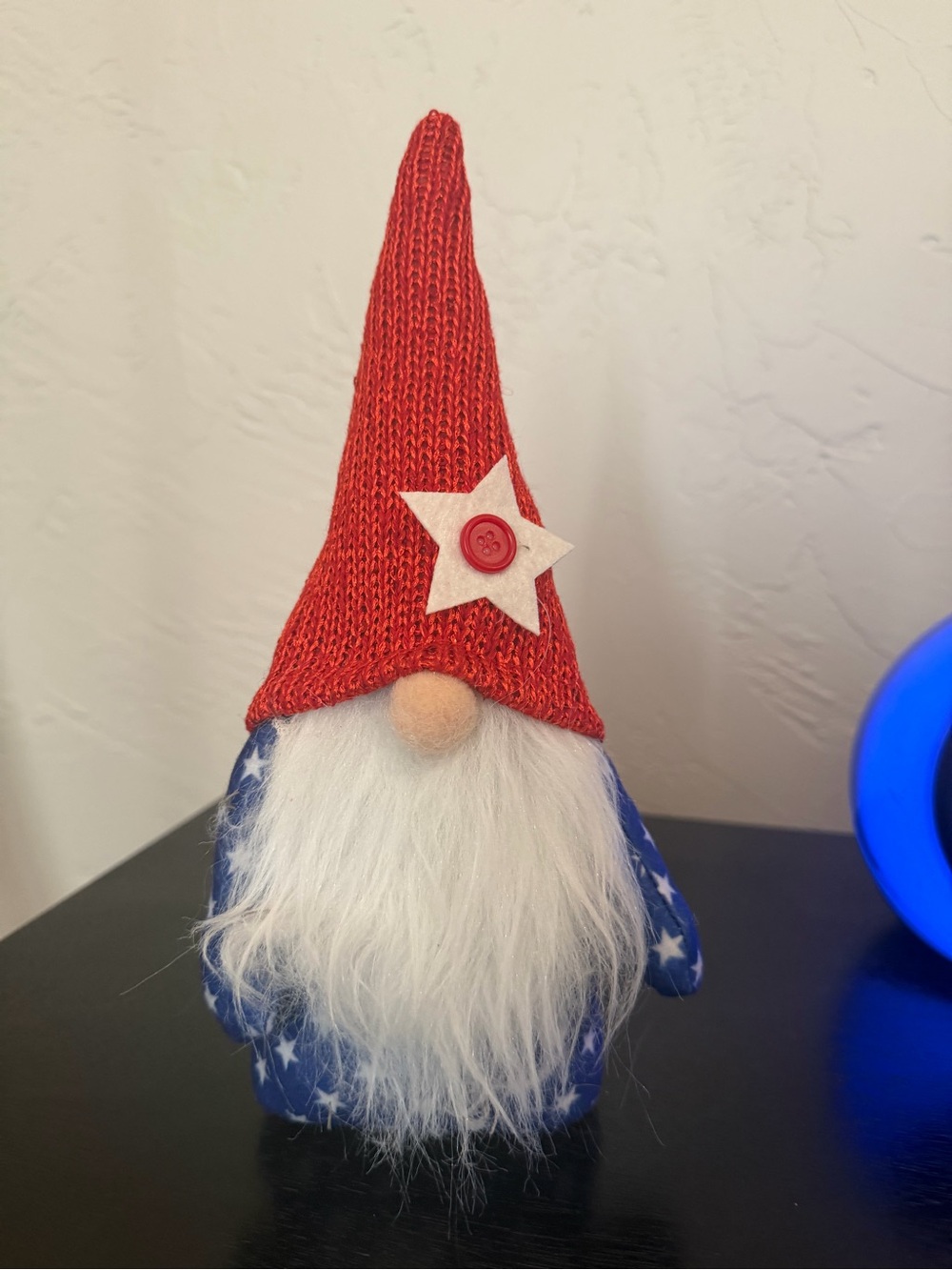 Source Unknown Red & Blue Patriotic Gnome Decor